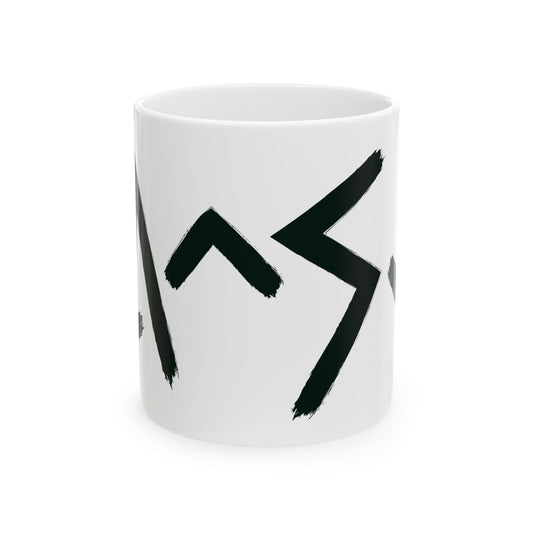 As Above So Below White/Black Ceramic Mug, (11oz, 15oz)