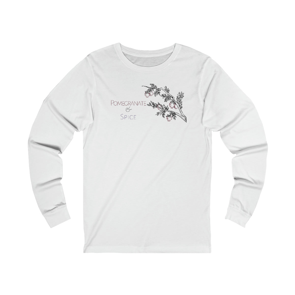 Pomegranate & Spice Jersey Long Sleeve Tee