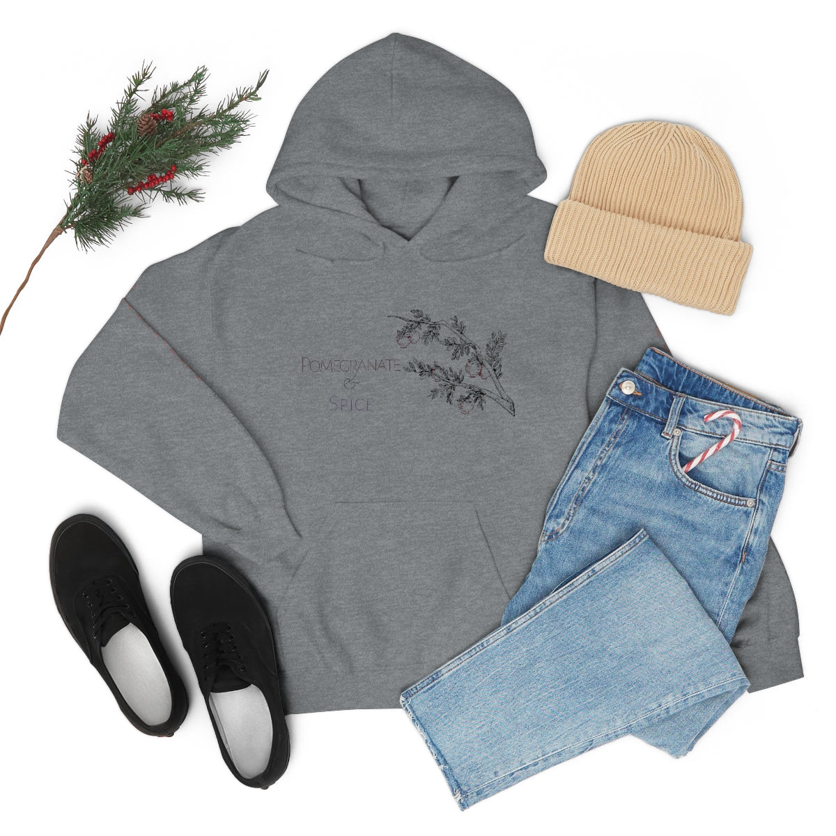 Pomegranate & Spice Logo Hoodie