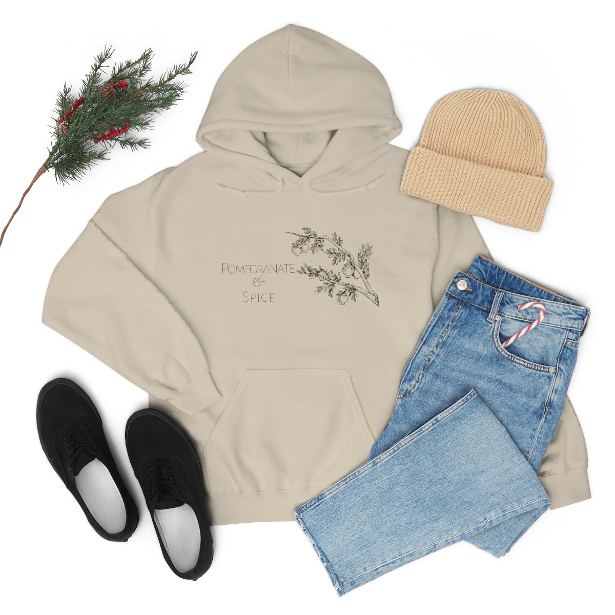 Pomegranate & Spice Logo Hoodie
