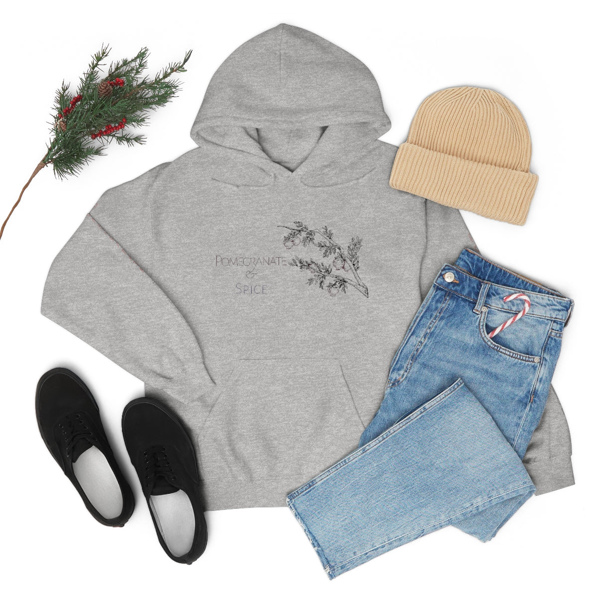 Pomegranate & Spice Logo Hoodie