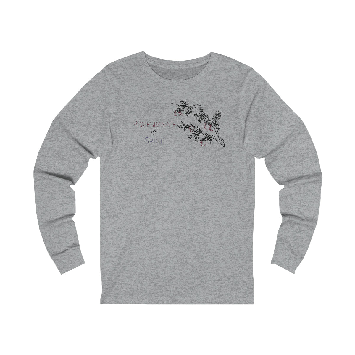 Pomegranate & Spice Jersey Long Sleeve Tee