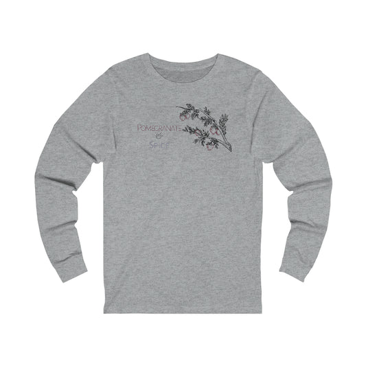 Pomegranate & Spice Jersey Long Sleeve Tee