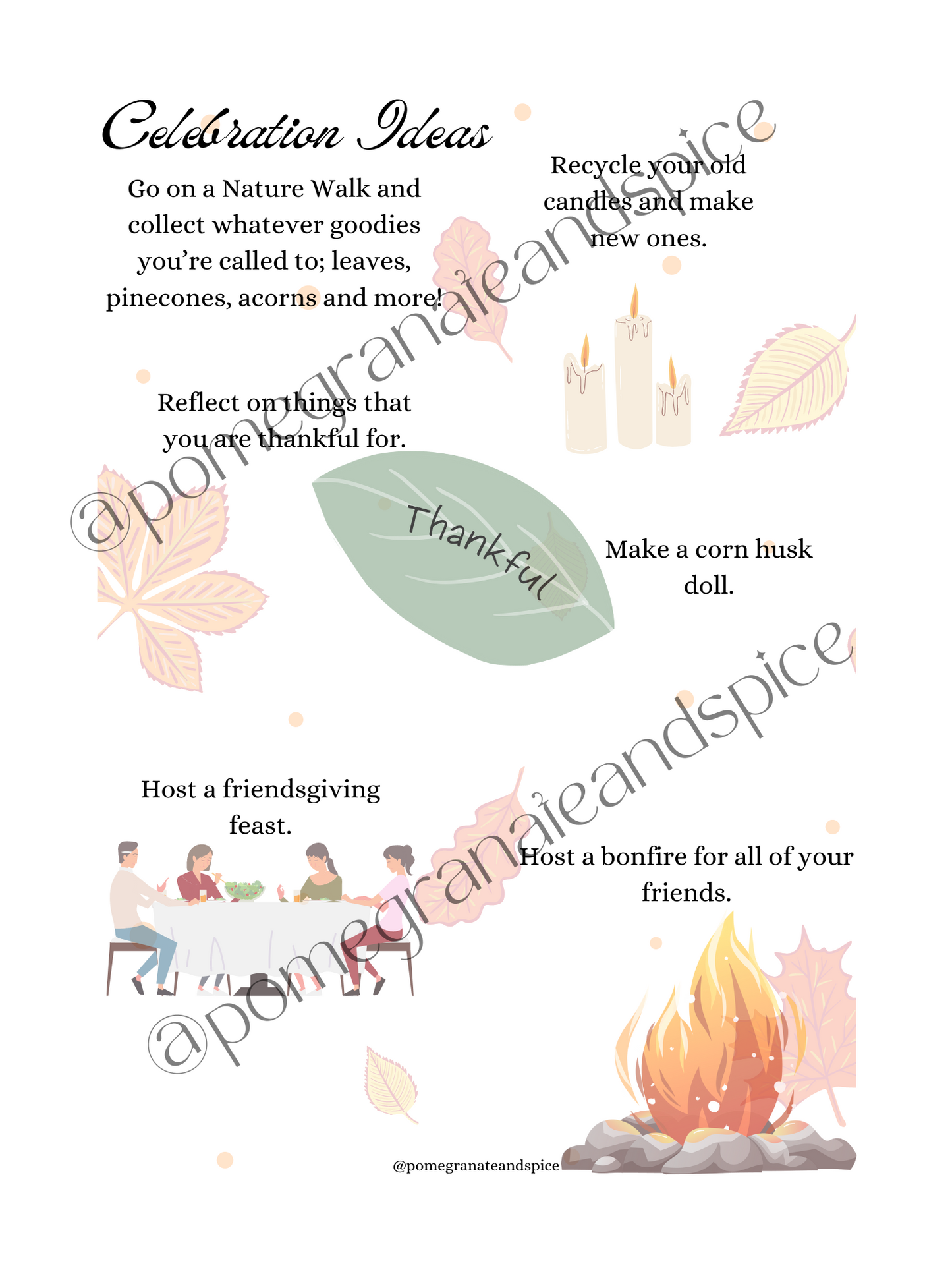 Enchanted Planner: Mabon Printables